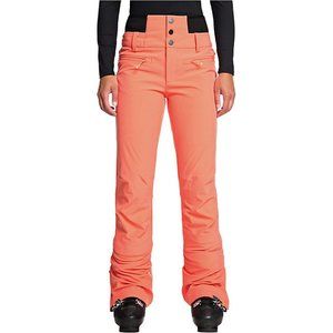 Roxy Ski Snowboard Rising High Snow Pants in Living Coral size XL